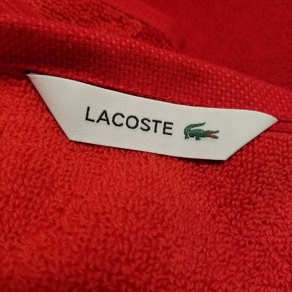 Lacoste Bath Towel Lot of 4 30" x 52" Match Cotton - Picture 5 of 6